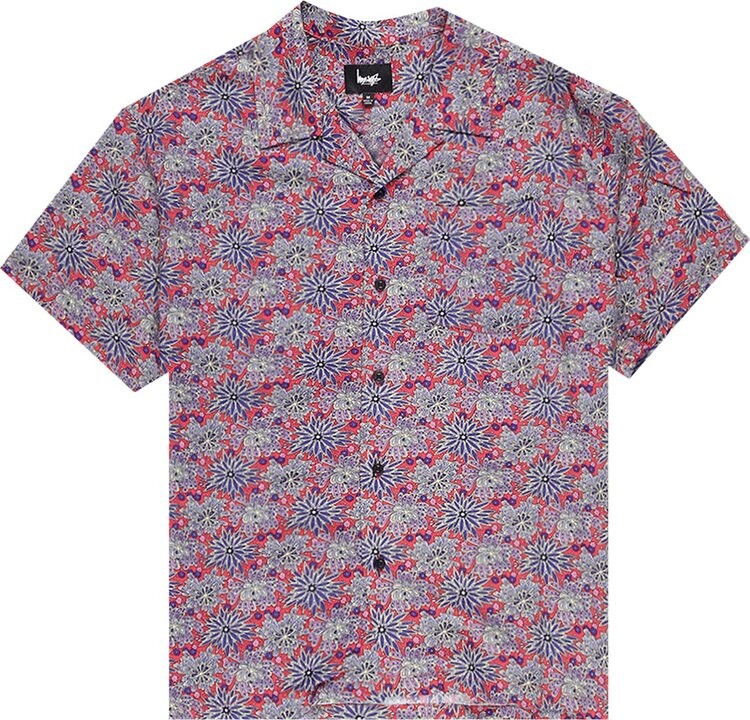 

Рубашка Stussy Floral Print Shirt 'Red', красный