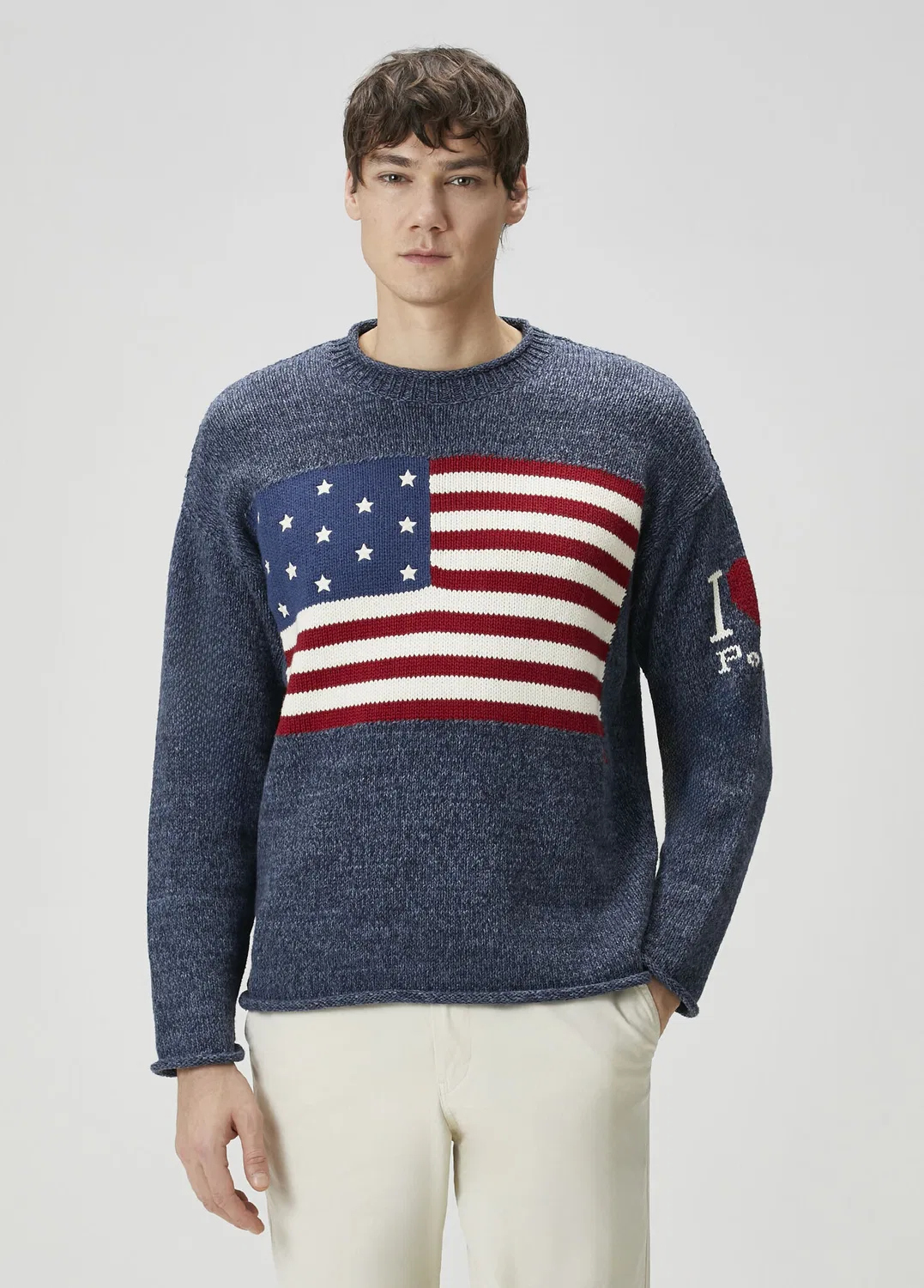 Свитер Polo Ralph Lauren Mavi Bayrak Jakarlı, blue — фото 3