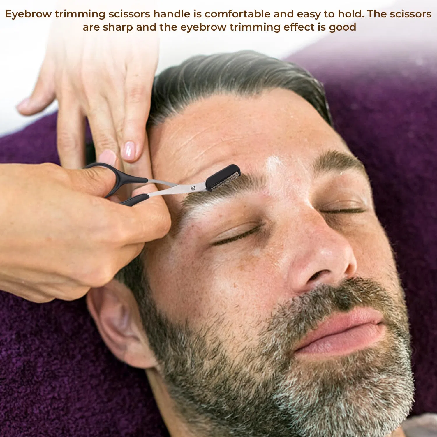 Набор для бровей Eyebrow Beauty Kit, 52 предмета, OVDGWC, пластик, нержавеющая сталь, 13x5.4 см, 20 г — фото 4