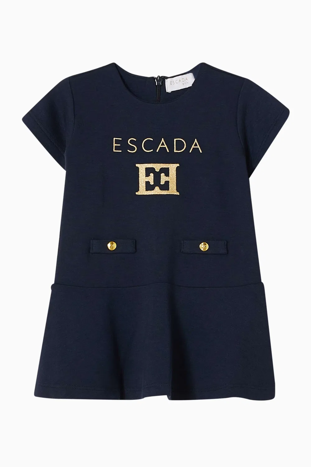 Платье с логотипом Logo Dress Escada, синий