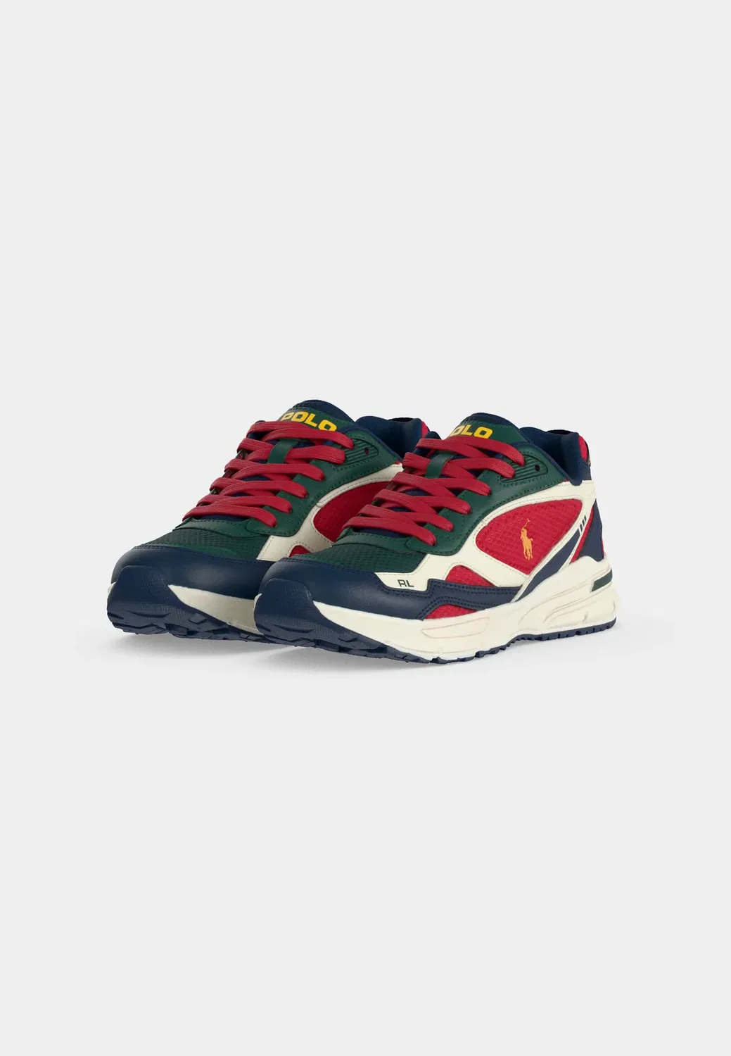 Кроссовки Trackster 275 Polo Ralph Lauren, Post Red/Multi-Coloured/Yellow — фото 3
