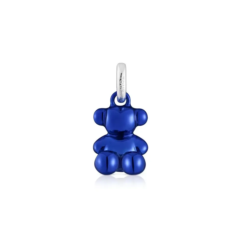 

Подвеска Tous Small Two-tone Bold Bear, серебро/сталь/синий