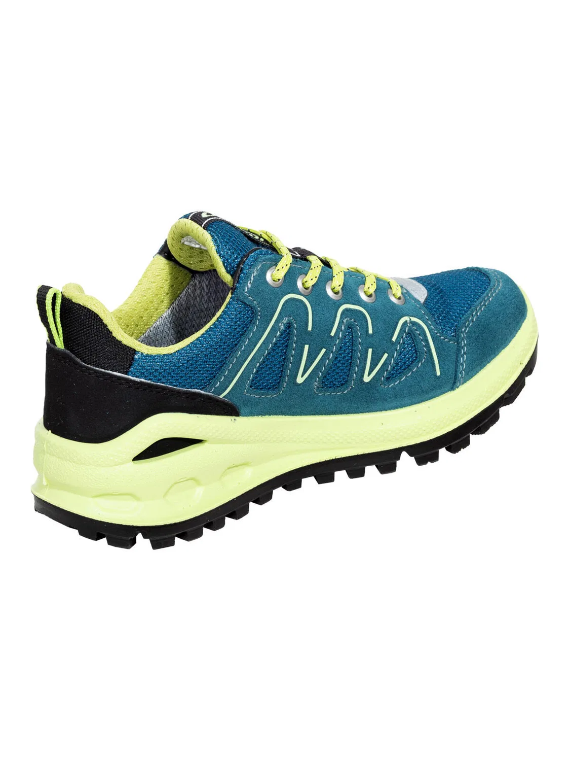 Детские походные ботинки с мембраной Grisport Schnurschuh, Цвет Petrolblau / Berlinerblau — фото 4