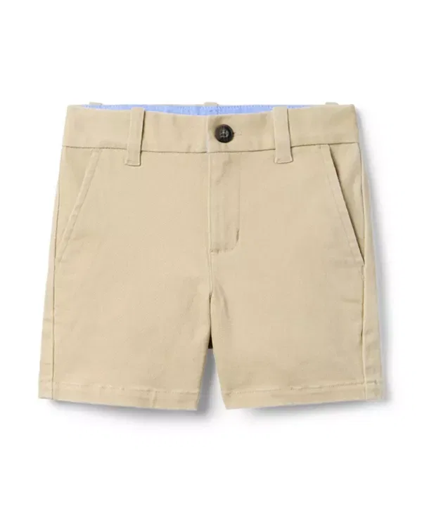 Детские шорты для мальчиков с застежкой спереди The Twill Short Janie And Jack, Khaki