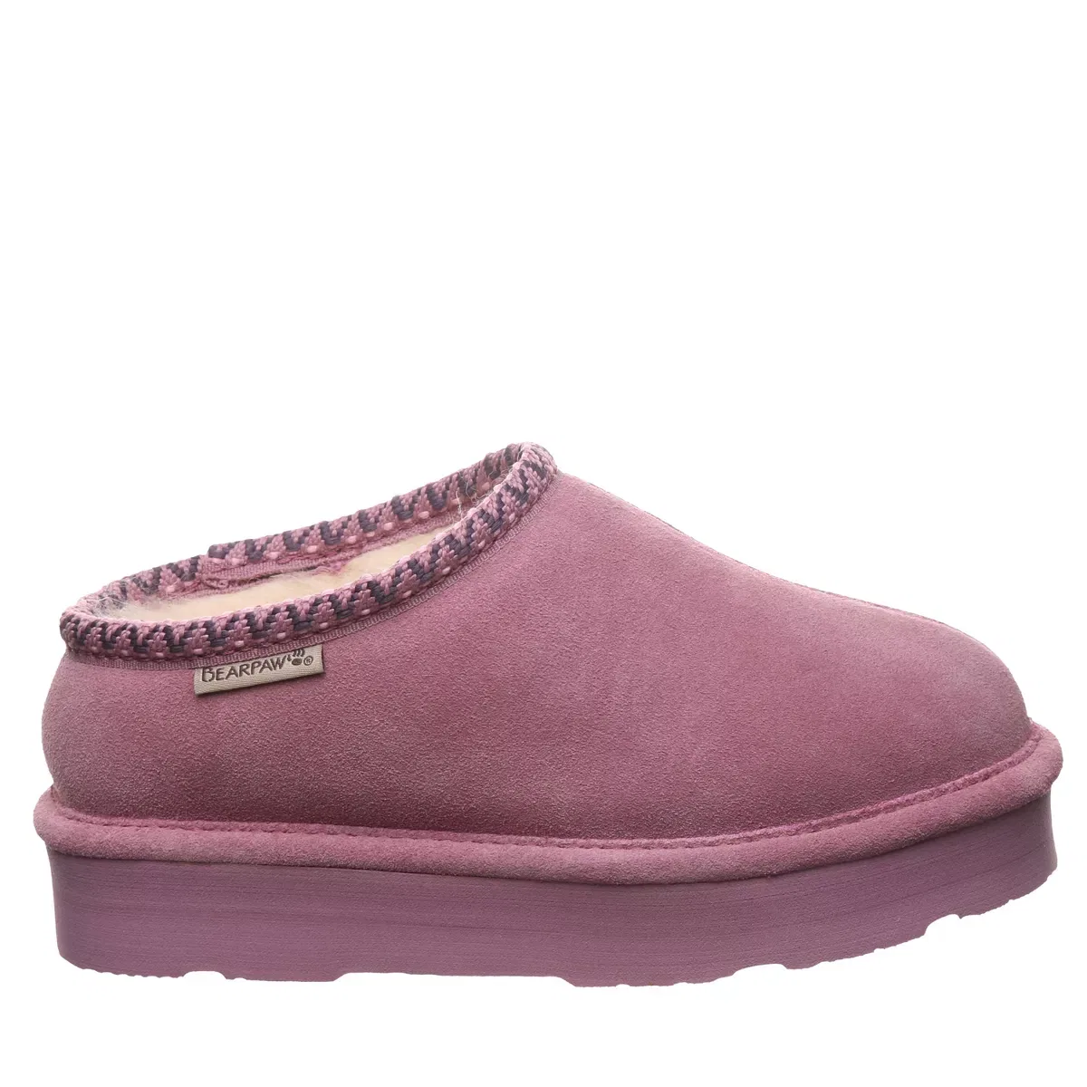 Детские тапочки для мальчиков с шерстяной подкладкой Bearpaw, Dusky Orchid — фото 4