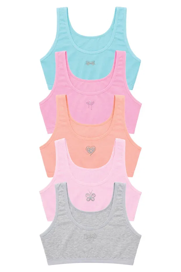 Детский топ-бюстье для девочек с принтом Biyokids, Multicolored