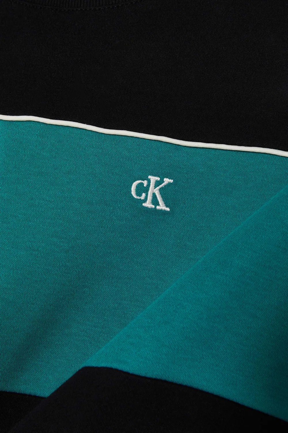 Футболка с цветными блоками Calvin Klein, черный — фото 2