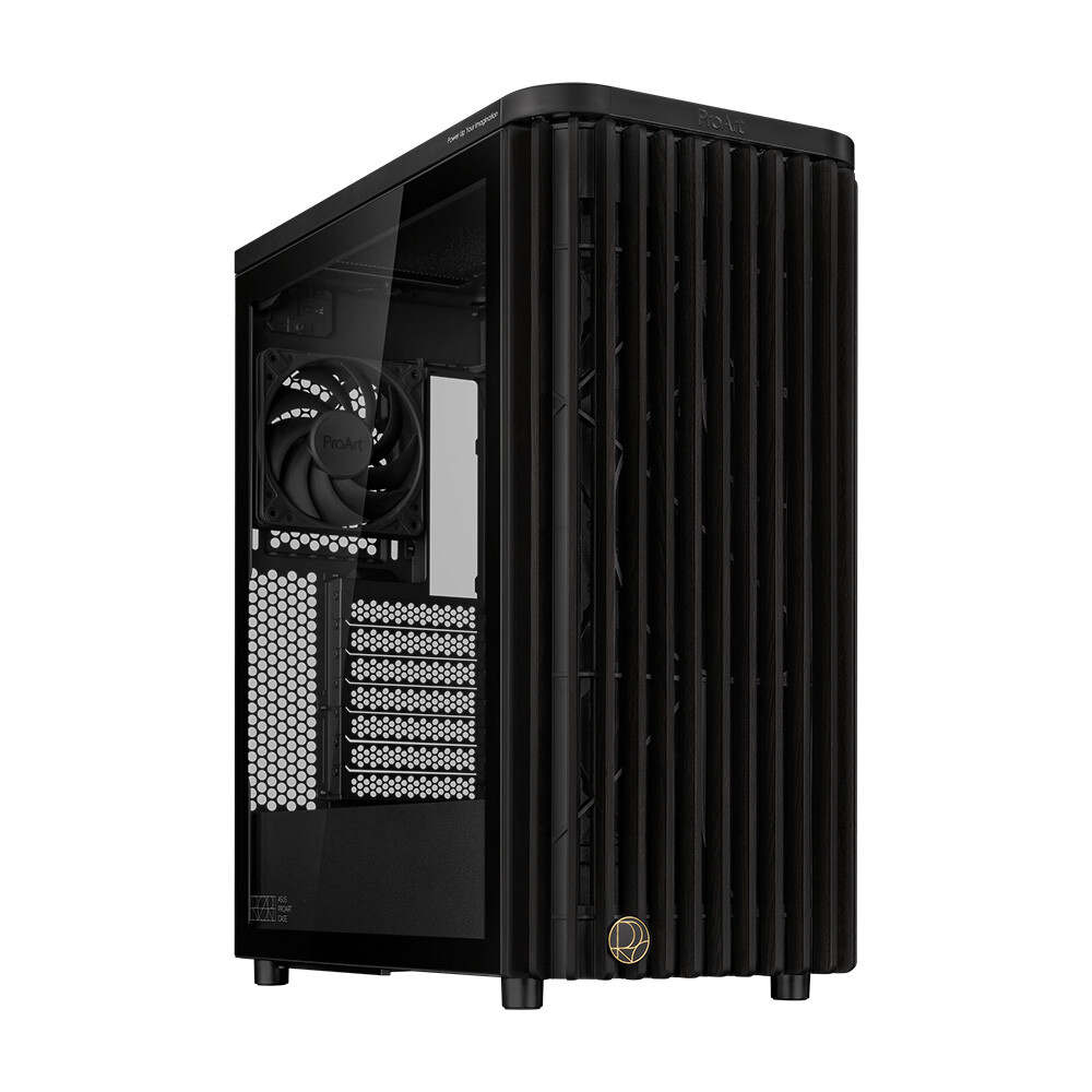 

Корпус ASUS ProArt PA401 Wood Edition, Mid Tower, чёрный
