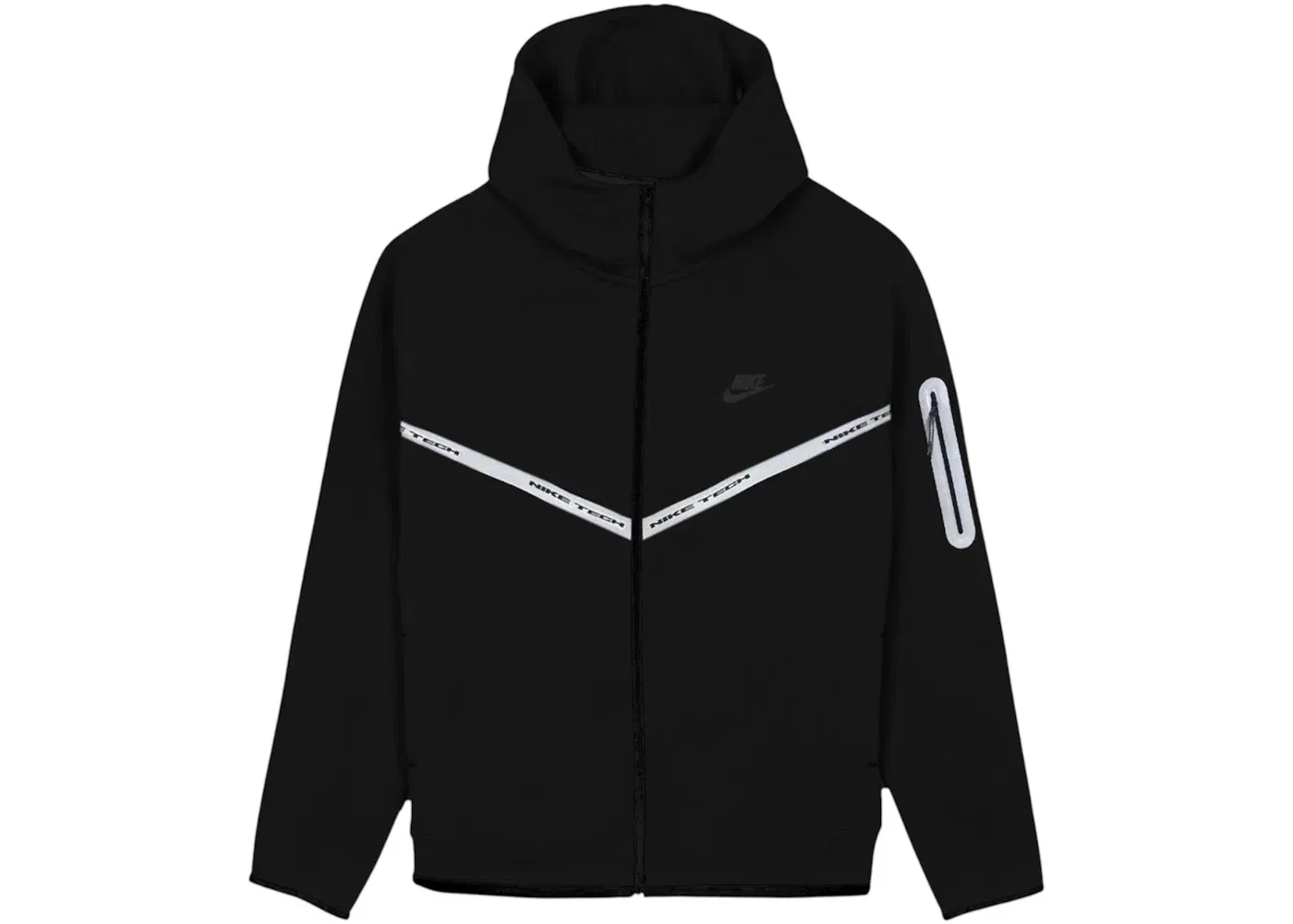 Мужская худи с длинным рукавом Hoodie Nike, Black/White