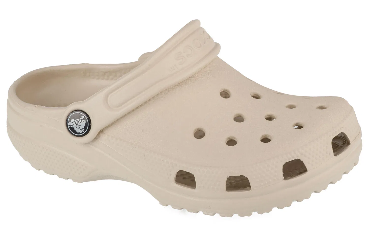 Детские сабо с поворотным ремешком Classic Crocs, цвет Creamfarben Baumwollweiß