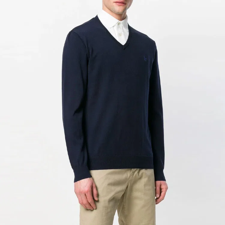 Мужской свитер Slim Fit Polo Ralph Lauren, Marine Blue — фото 4