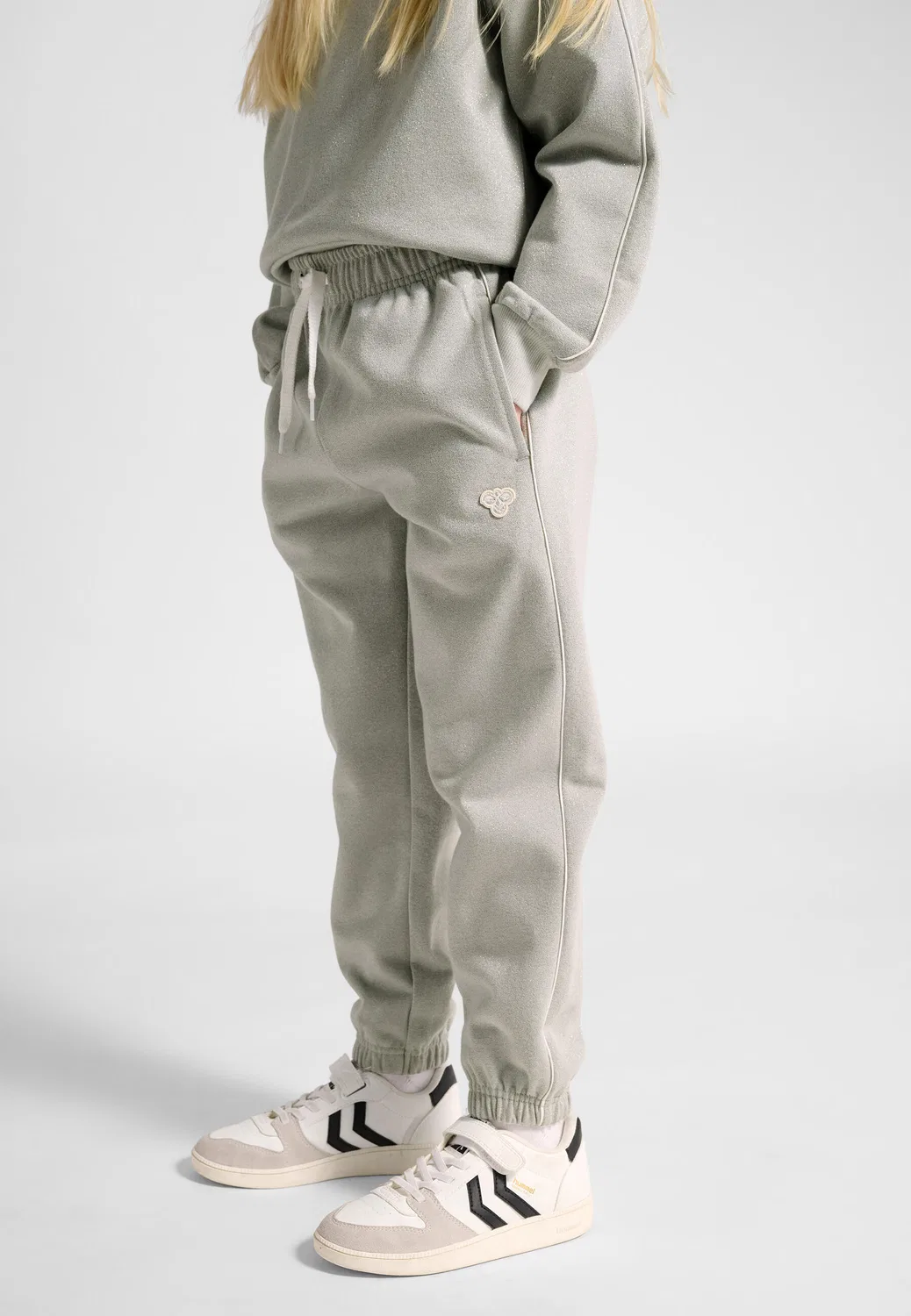 Детские спортивные штаны с регулируемой талией Hmljr Loose Hummel, Hellgrau