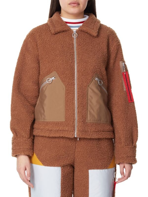

Пушистая куртка Eleven Paris Beaver brown