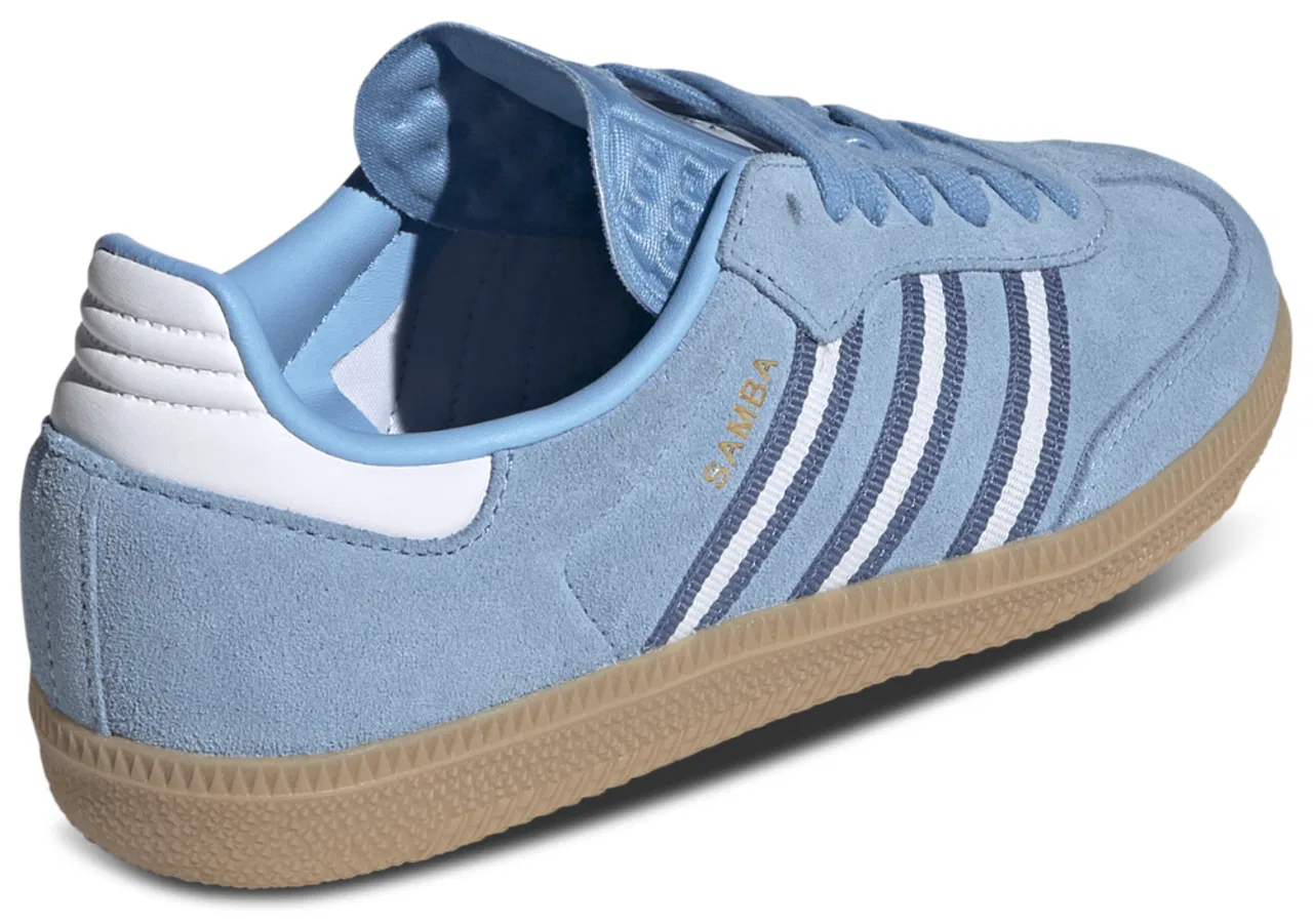 Кеды для мальчиков Samba World Cup 2026 Adidas, цвет Crew Blue/Light Blue/White — фото 3