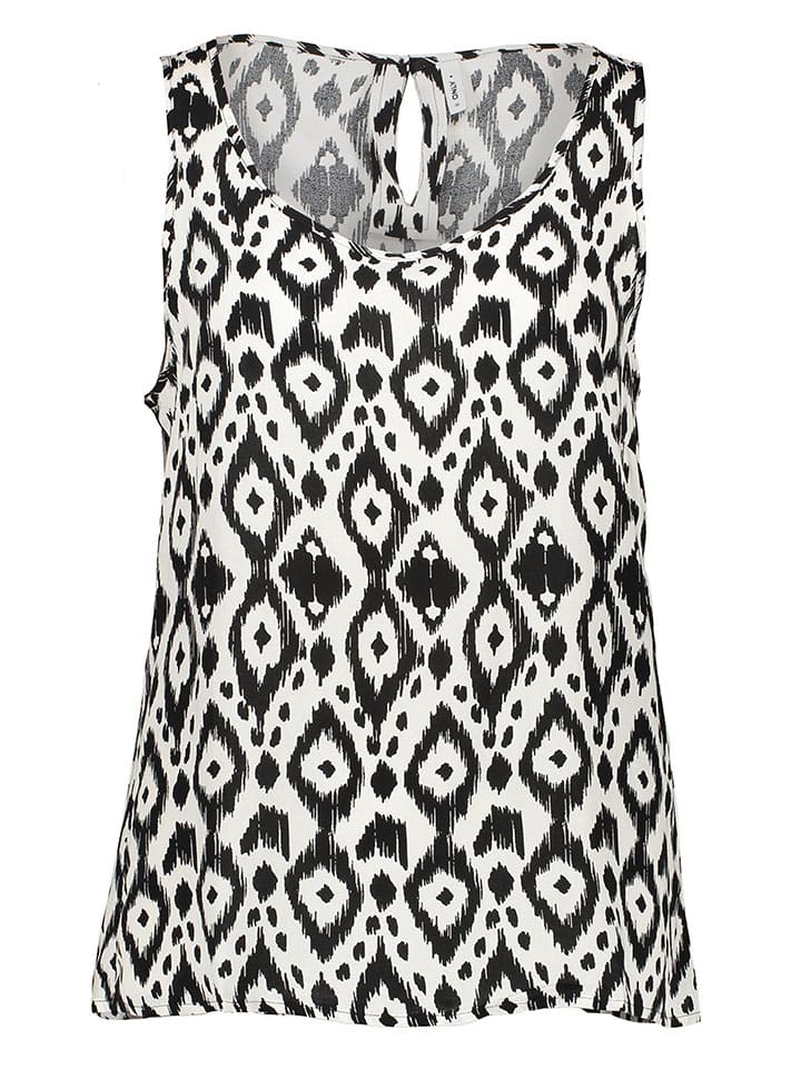 

Топ ONLY, белый/черный