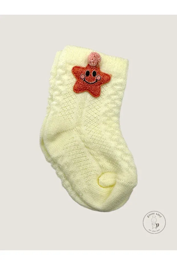 Детские носки для девочек хлопковые 3 шт Gizem, Multicolor — фото 4