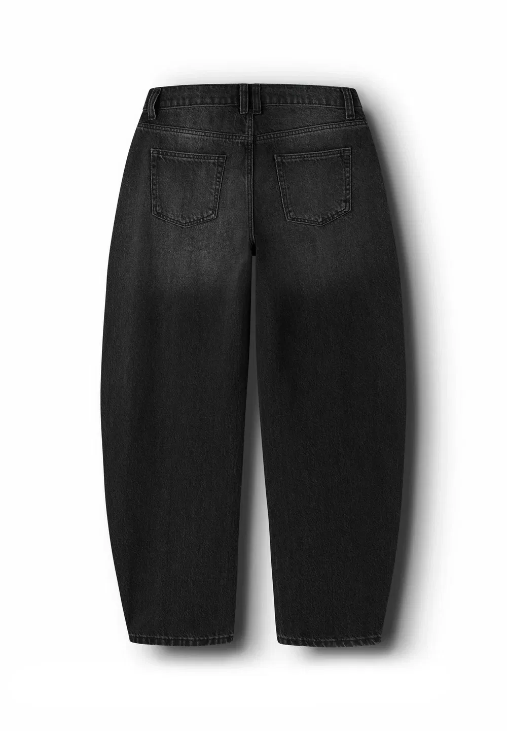 Джинсы прямого кроя - джинсы свободного кроя Two Soon, Dark Grey Denim — фото 2