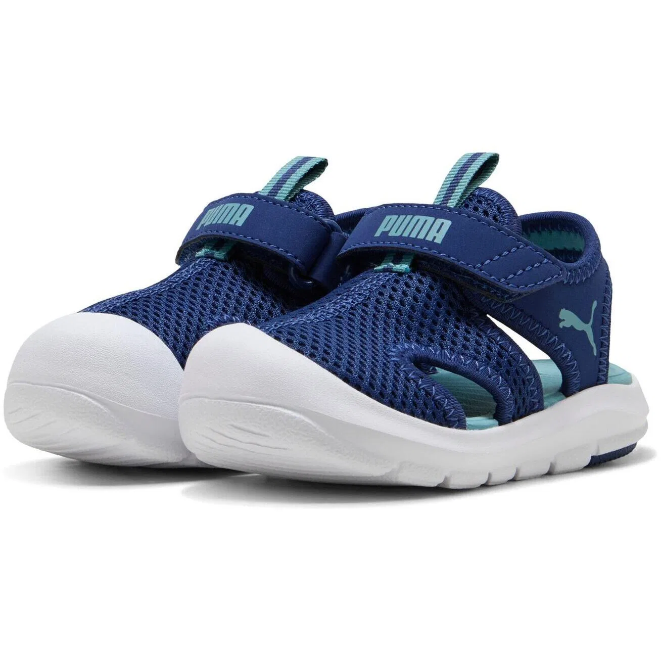 Детские сандалии с сеткой Fun Racer Sandal Mesh V Inf Puma, Blau — фото 3