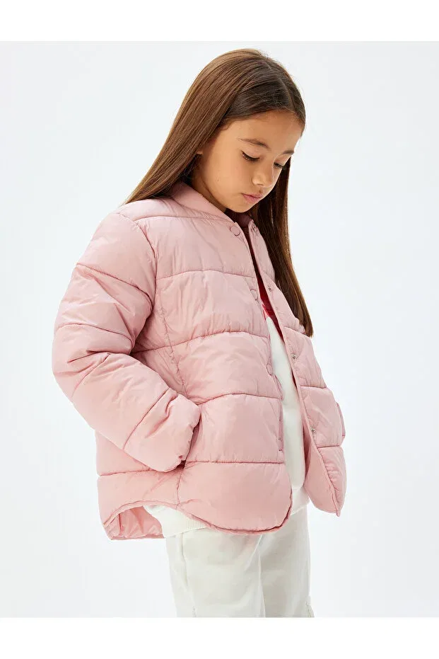 Детский зимнее пуховик с капюшоном Koton, Pink