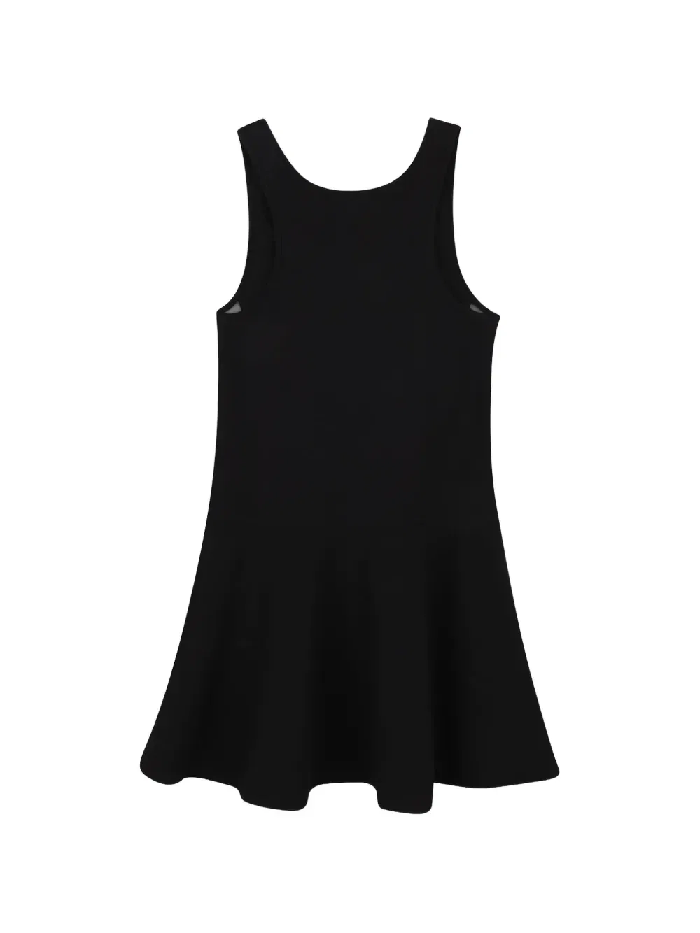 Расклешенное платье с логотипом DKNY Kids, черный — фото 2