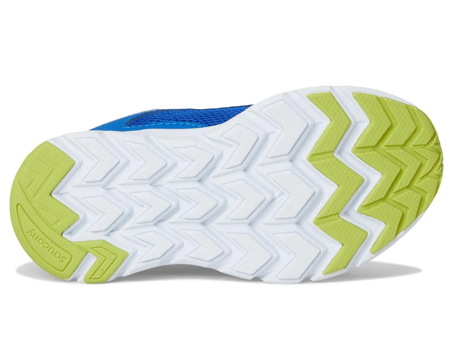 Детские кроссовки для мальчиков с кожаным верхом Axon Kdz Saucony, Blu Cedro — фото 3