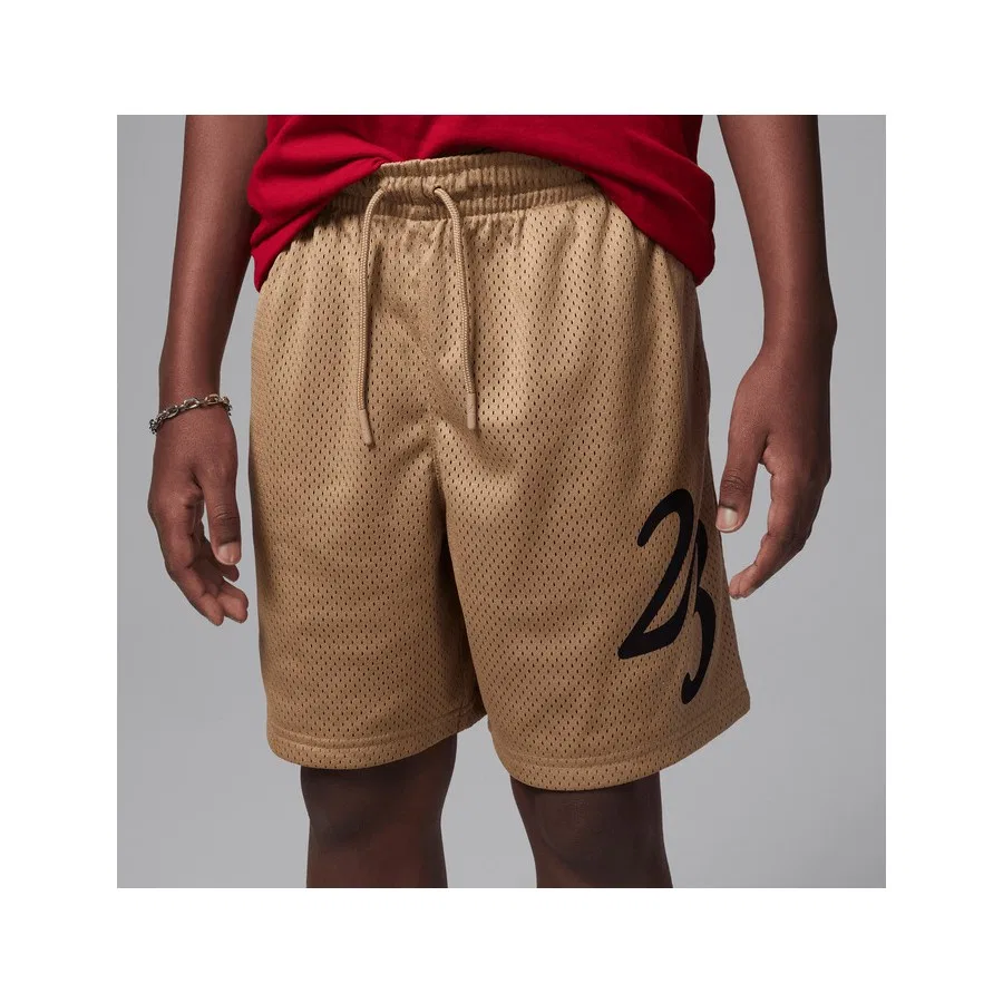 Шорты спортивные с сеткой Jordan Mvp Mesh Short Nike, Кремовый — фото 2