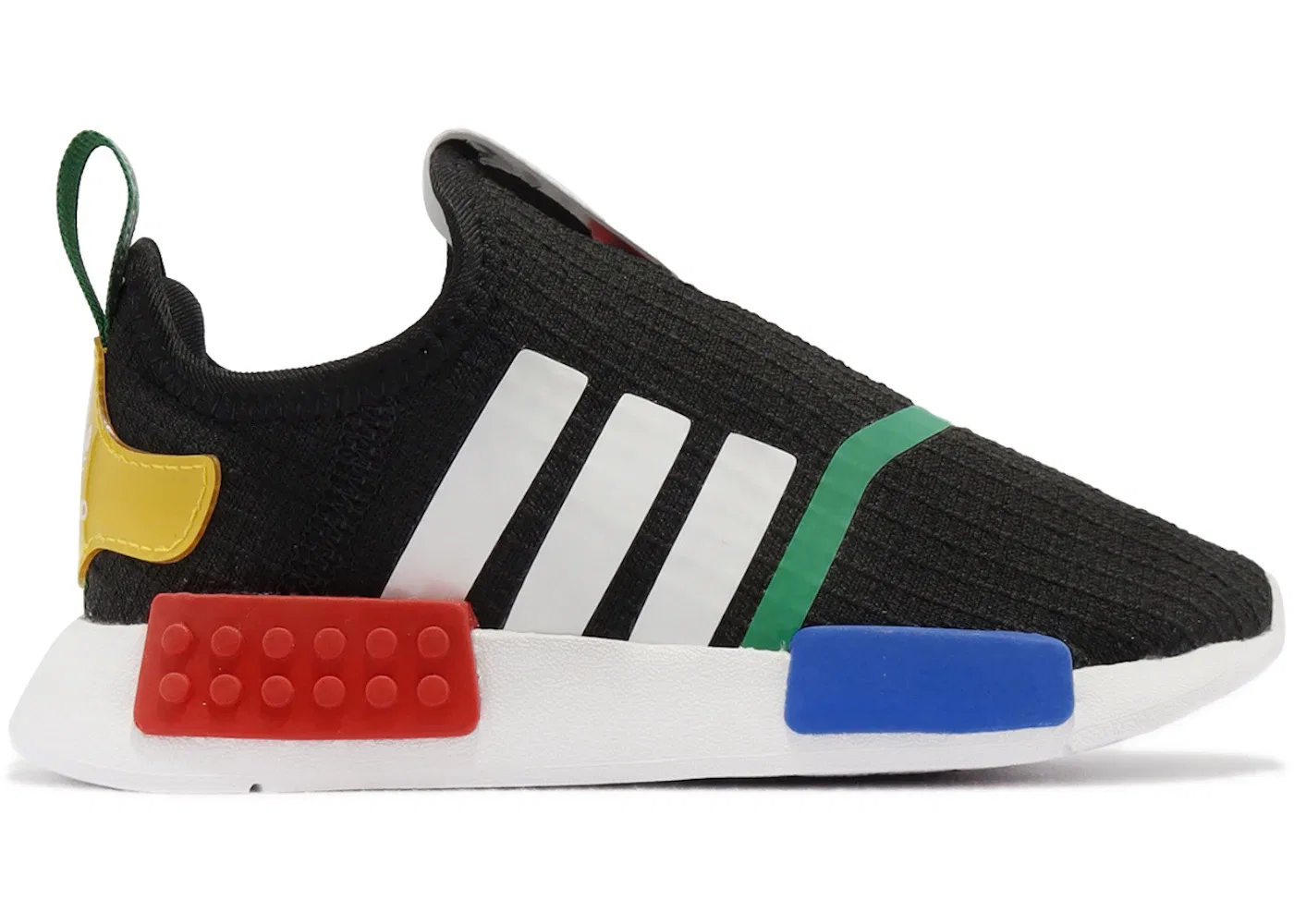 Детские кроссовки Lifestyle с принтом LEGO Adidas NMD 360, Core Black/Cloud White/Cloud White