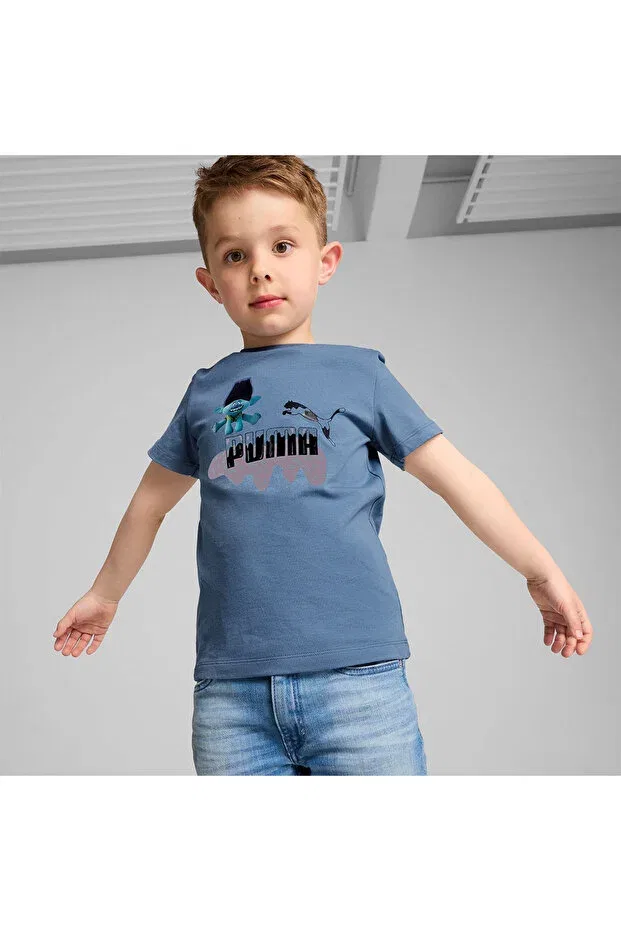 Детская футболка для мальчиков с коротким рукавом Puma, Blue