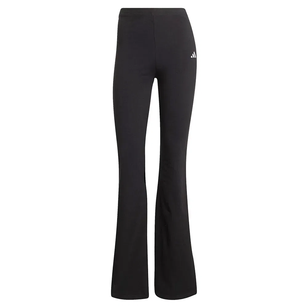 Леггинсы с расклешением Adidas Essentials Small Logo, черный — фото 3