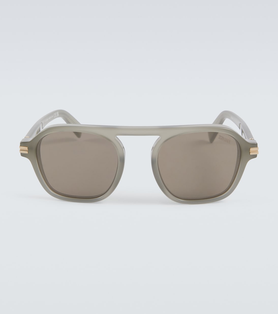 

Солнцезащитные очки Aurora II с плоской верхней частью Zegna