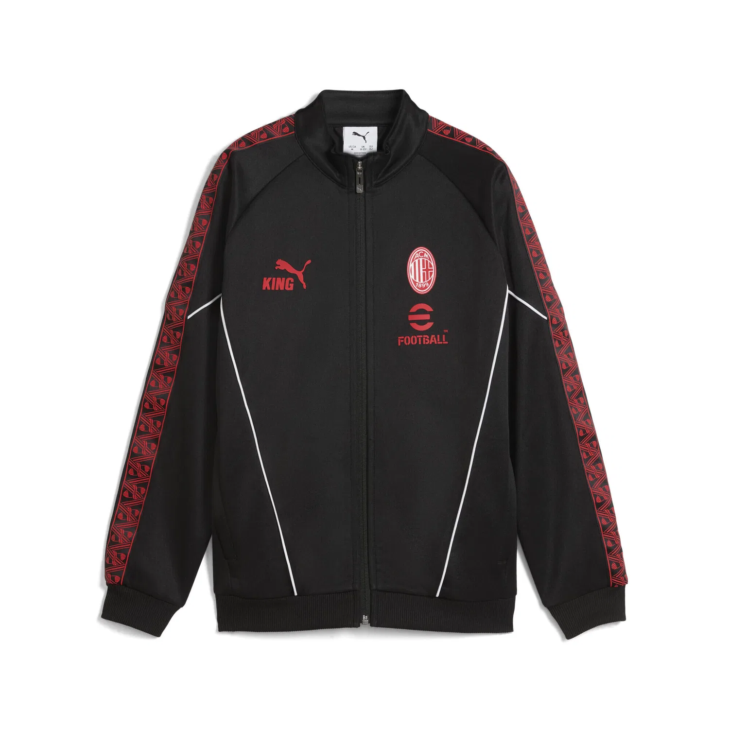 Детская куртка с длинным рукавом KING Anthem Puma, Schwarz Rot
