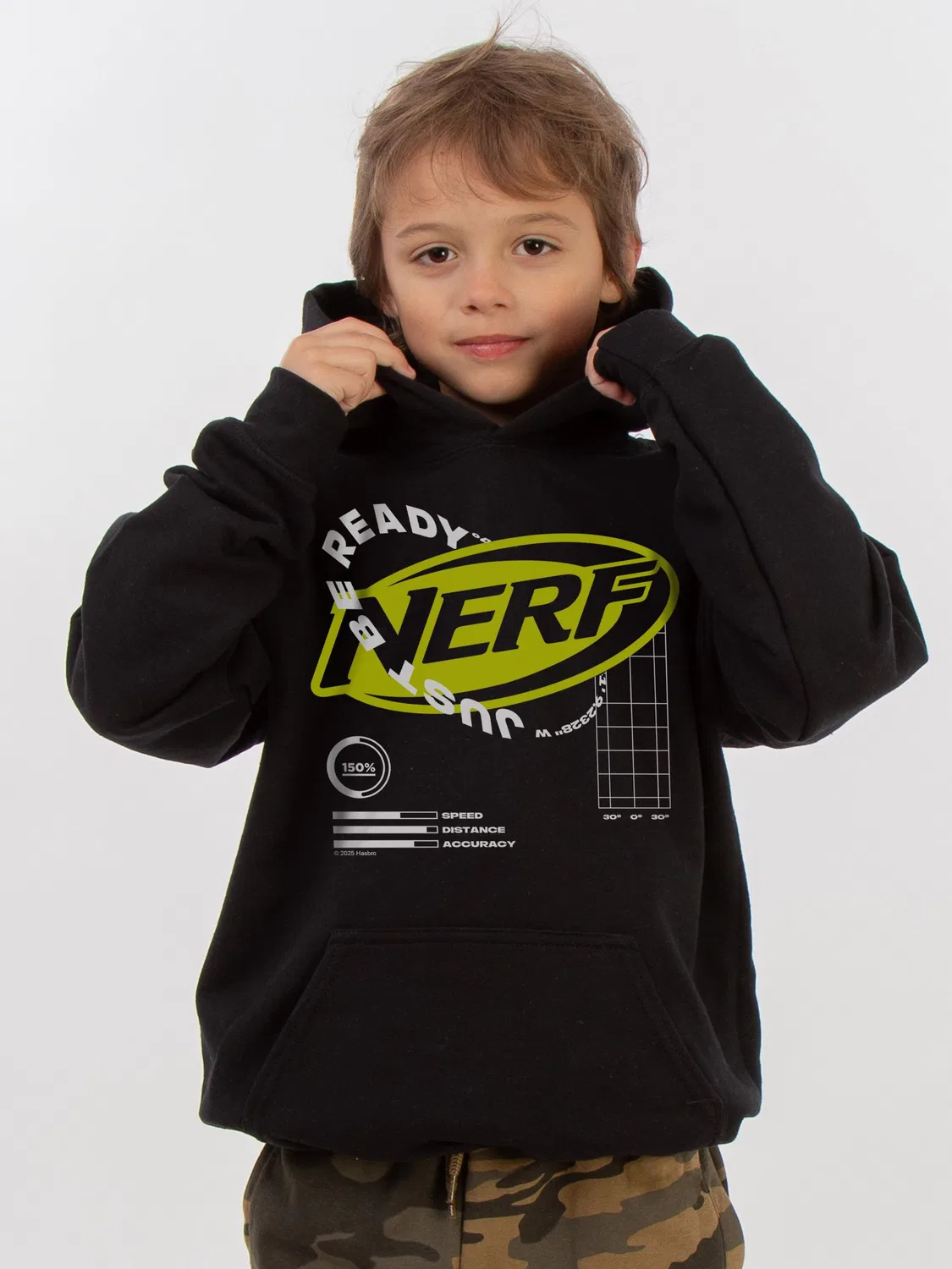 Худи Rags & Rascals Hasbro Nerf Ready, черный