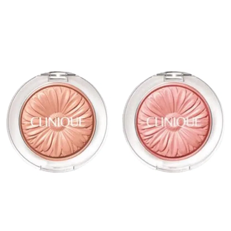 Женский набор румян CLINIQUE Small Daisy Blush Dual Set, #05 Sunshine Nude Brown + #14 Smoke Pink Rose — фото 2