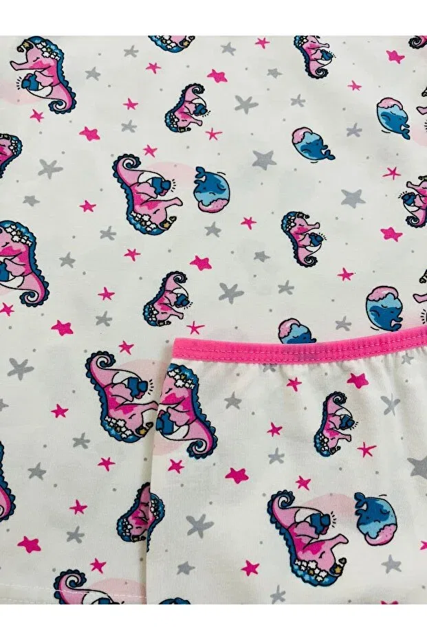 Детский комплект трусов для девочек хлопковый Boxer Shorts Elmas Kids, Ecru — фото 2