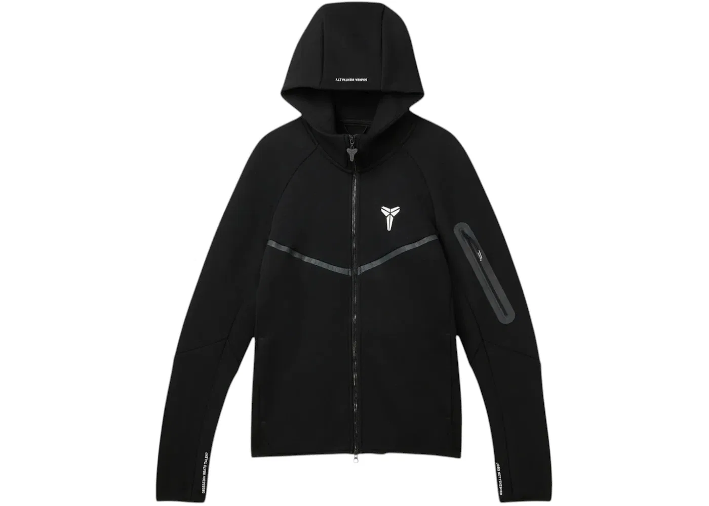 Мужская куртка с принтом Nike Tech Fleece Windrunner Full Zip Jacket (Asia Sizing) Nike, Black/White