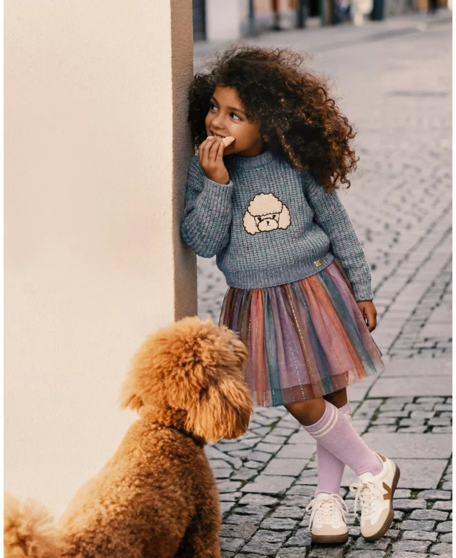 Юбка многоцветная с градиентом Poodle Chic Deux par Deux, Multicolor Gradient — фото 2