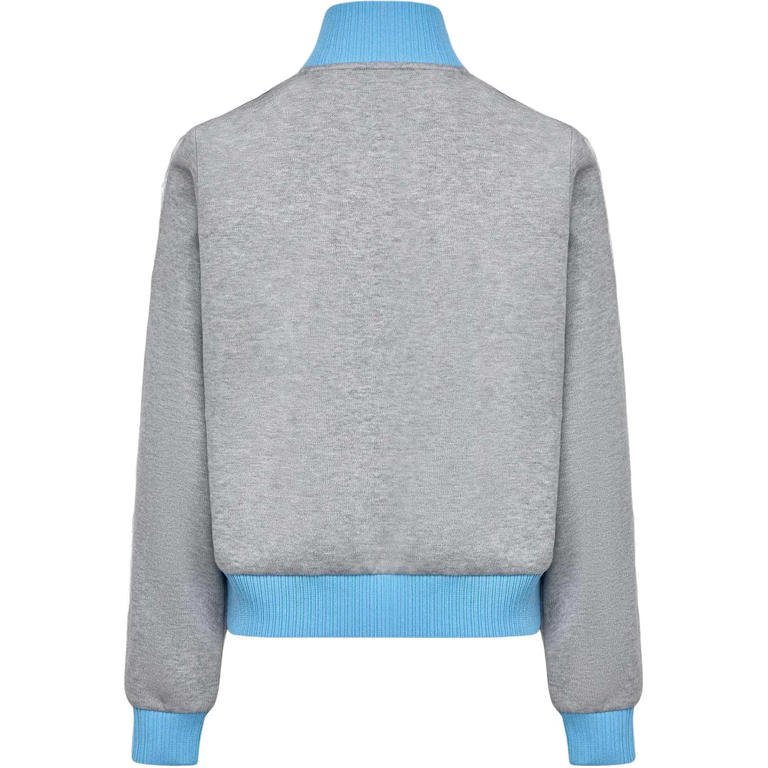 Мужская куртка Knit Track Top Asia Sizing 'Medium Grey Heather' adidas, Medium Grey Heather — фото 2