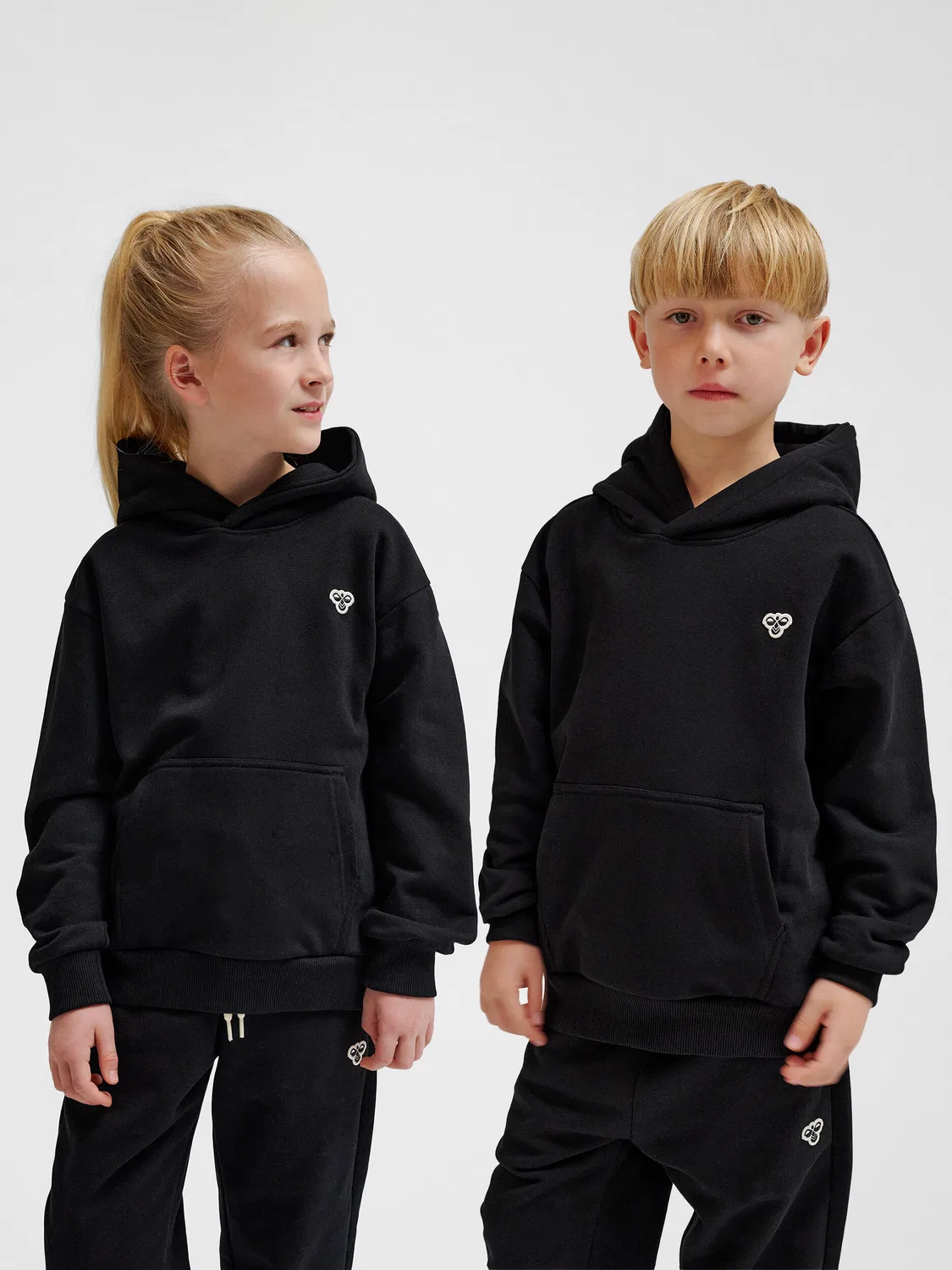 Детское худи свободного кроя Hmljr Loose Hummel, Schwarz