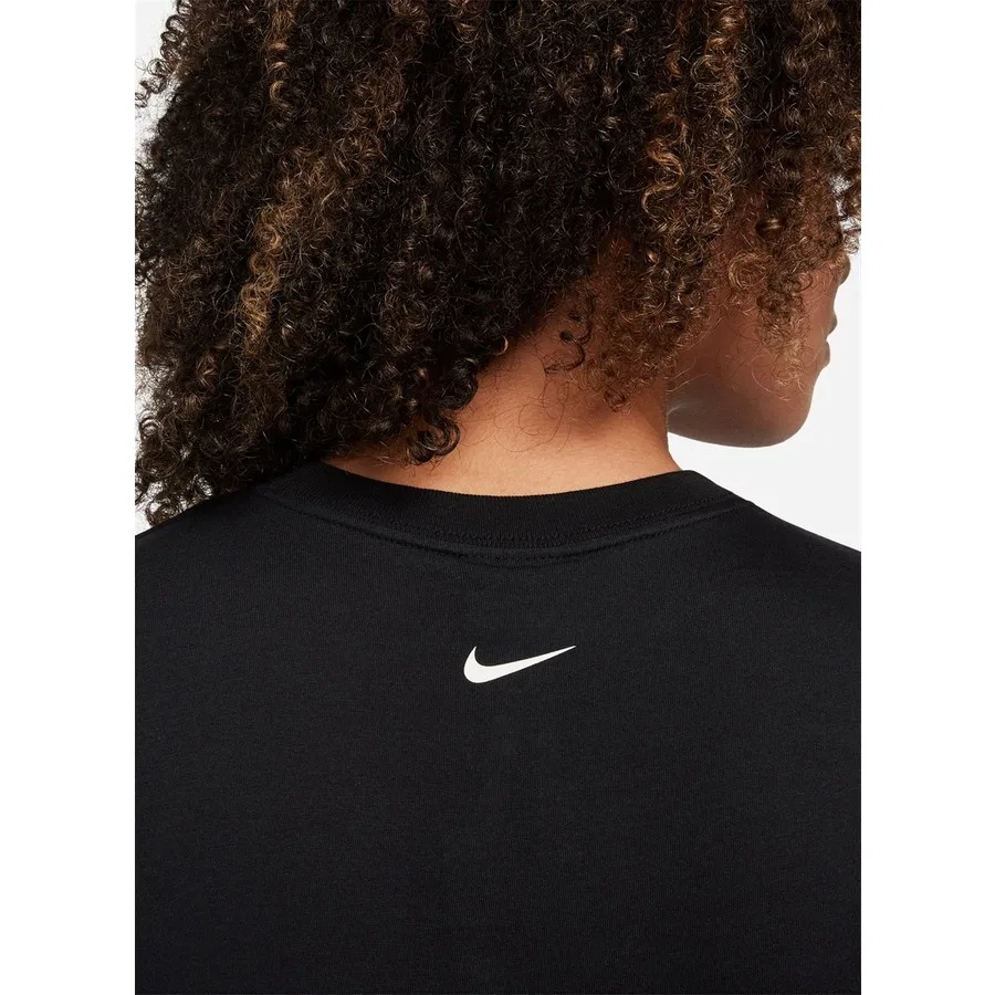Женская футболка с круглым вырезом и коротким рукавом Nike NSW Crop Tee Gls, M, Черный — фото 4