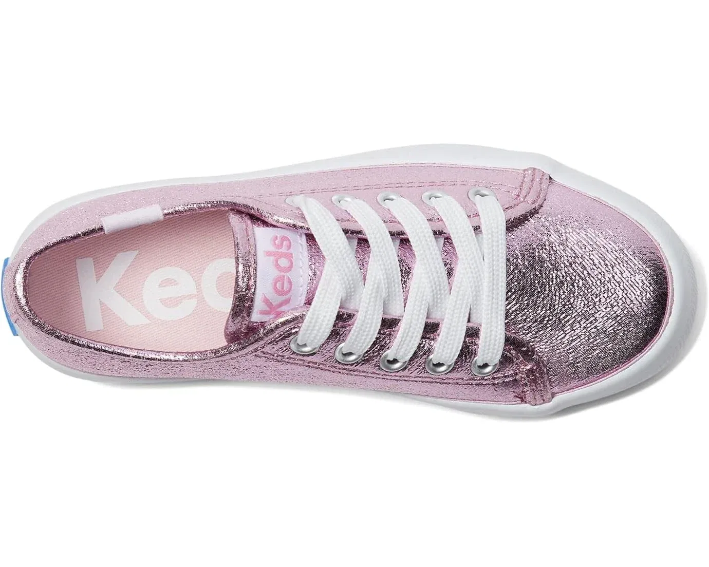Детские кроссовки Keds Triple Up Bottom Stripe, розовые, на платформе, модель ZOGG2432 — фото 4