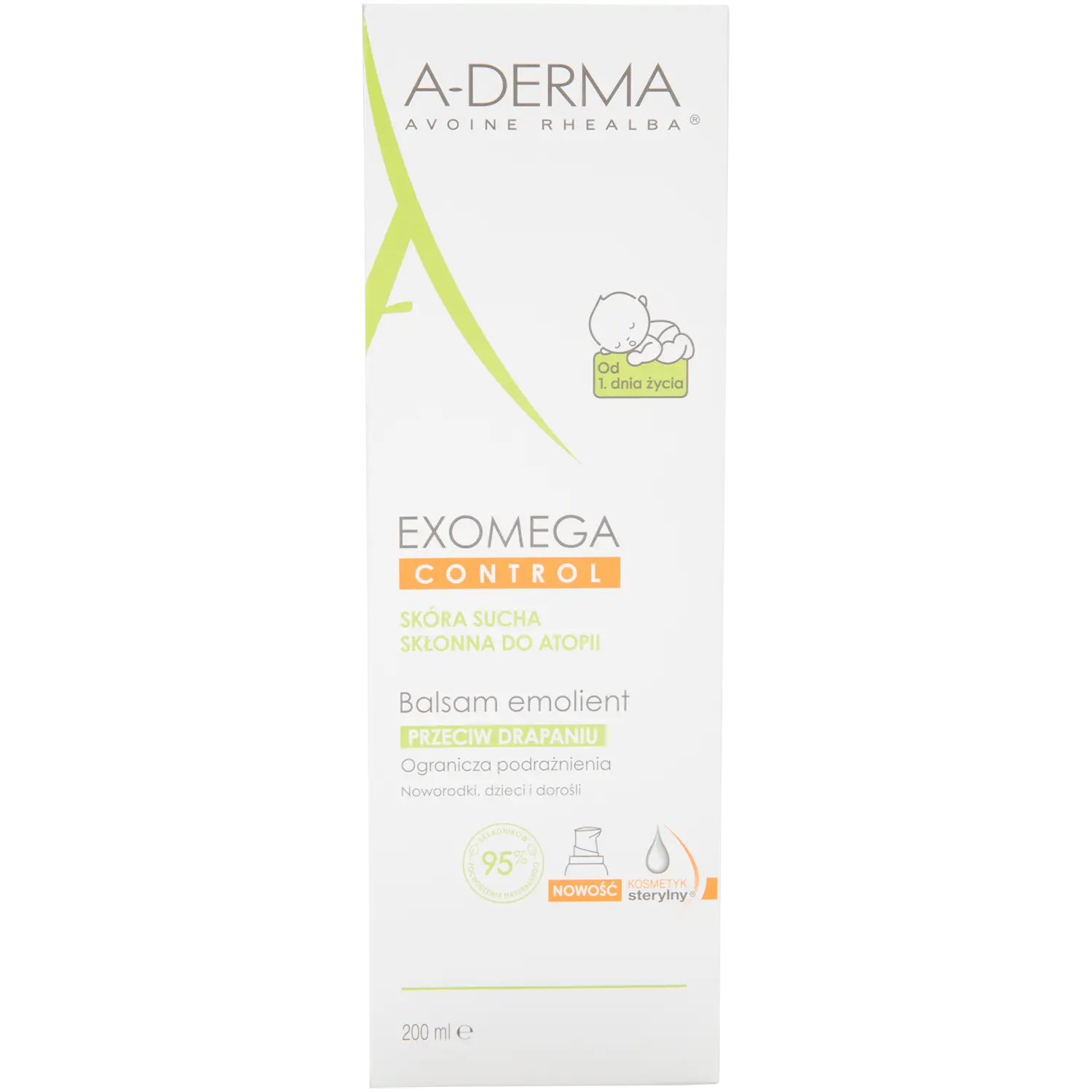 A-Derma Exomega Control увлажняющий и смягчающий лосьон для тела, 200 мл — фото 4