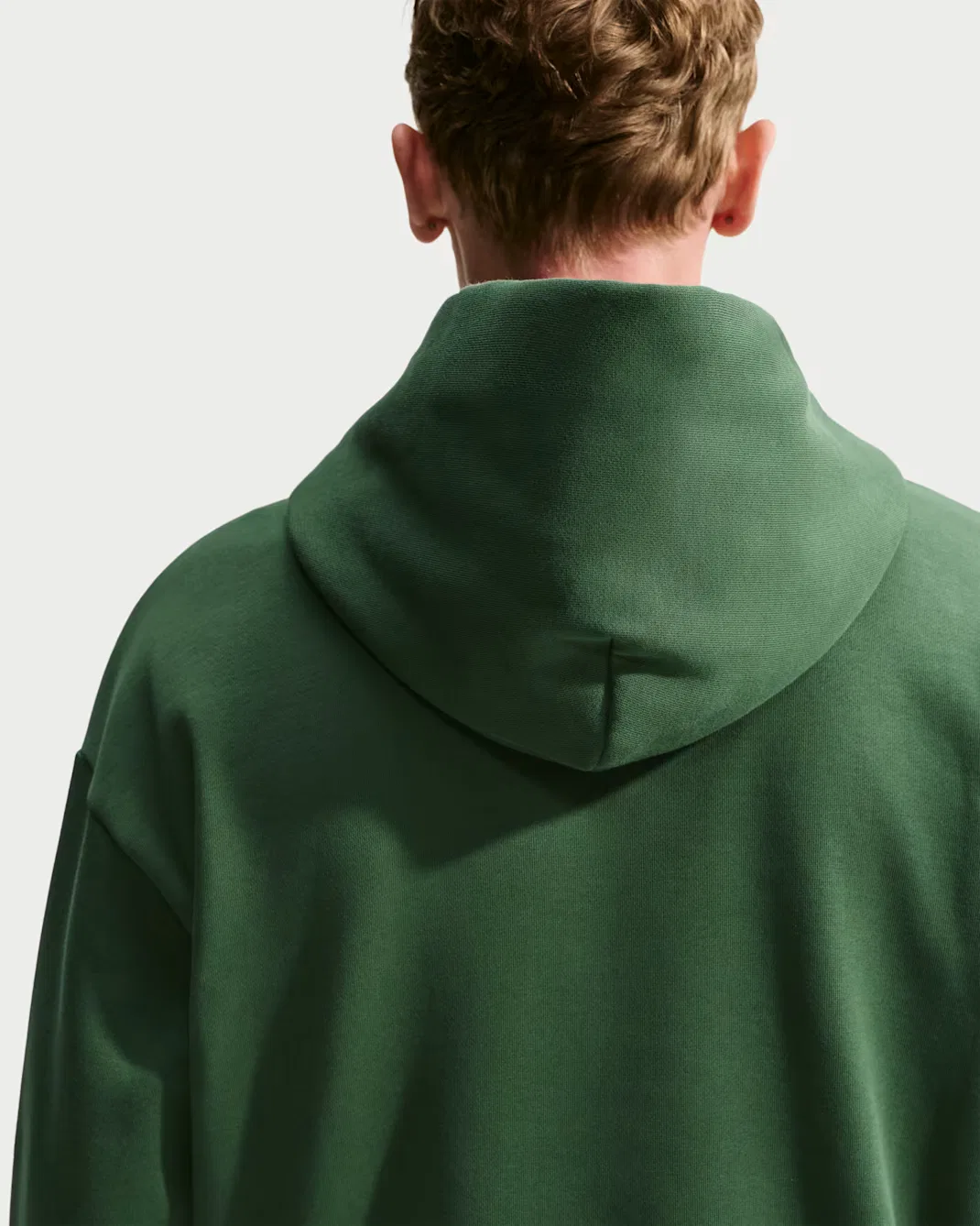 Мужская толстовка с капюшоном Nike Solo Fleece, Fir/Sail — фото 2
