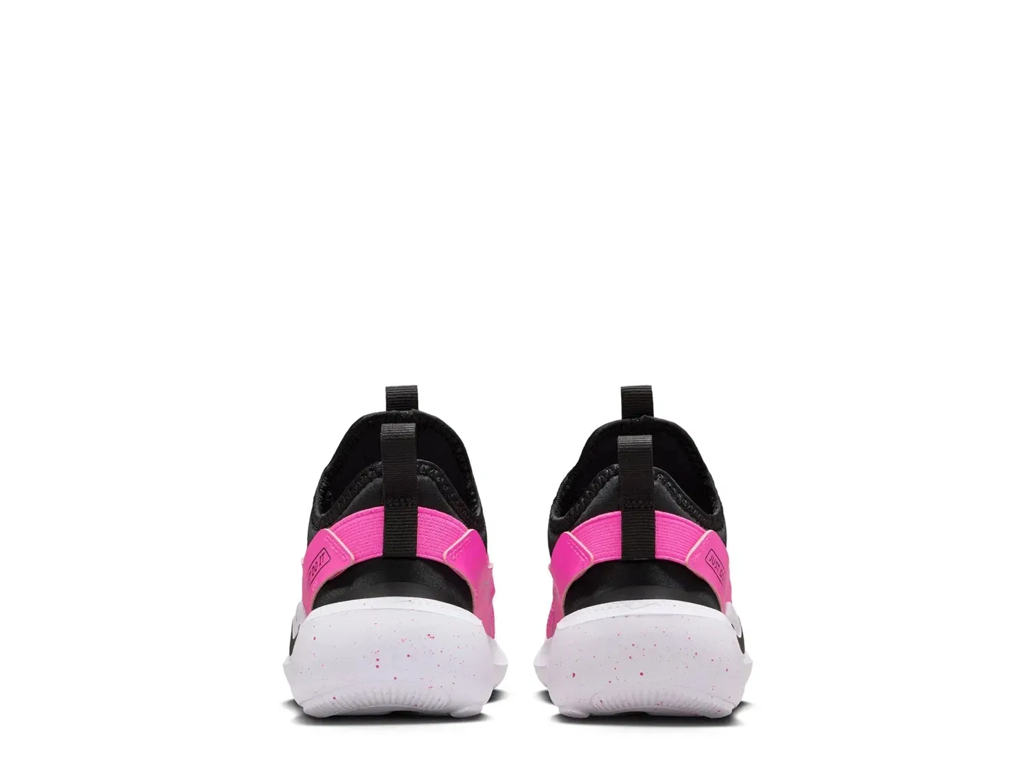 Кроссовки slip-on Flex Runner 4 Nike, черно-розовые — фото 2