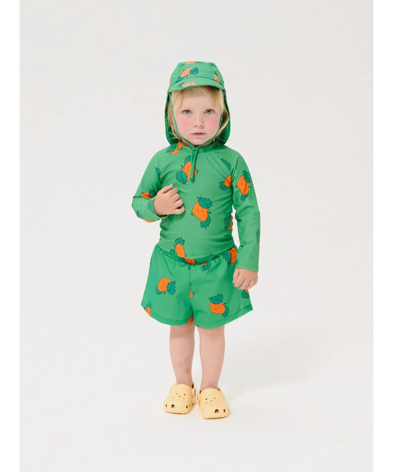 Детские плавки с принтом Tangerine All Over BOBO CHOSES, Green