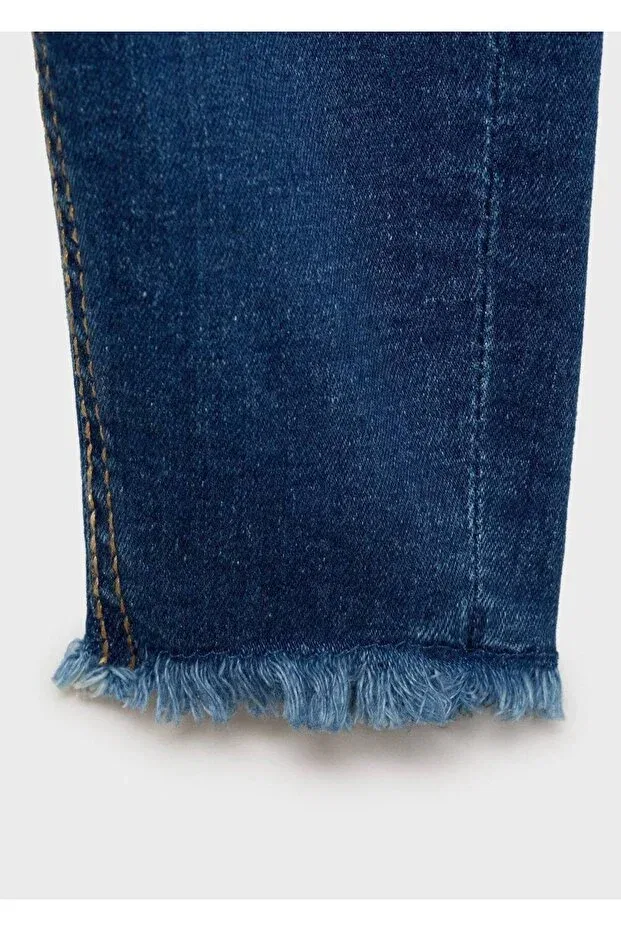 Детские шорты для девочек хлопковые Mango Baby, Dark Blue — фото 4
