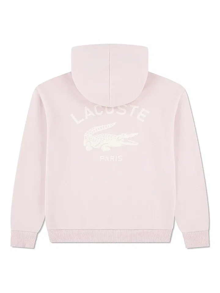 Худи с капюшоном Lacoste Kids, розовый — фото 2