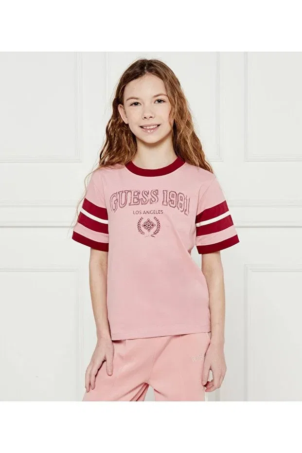 Детская футболка для девочек с коротким рукавом Guess, G6j8