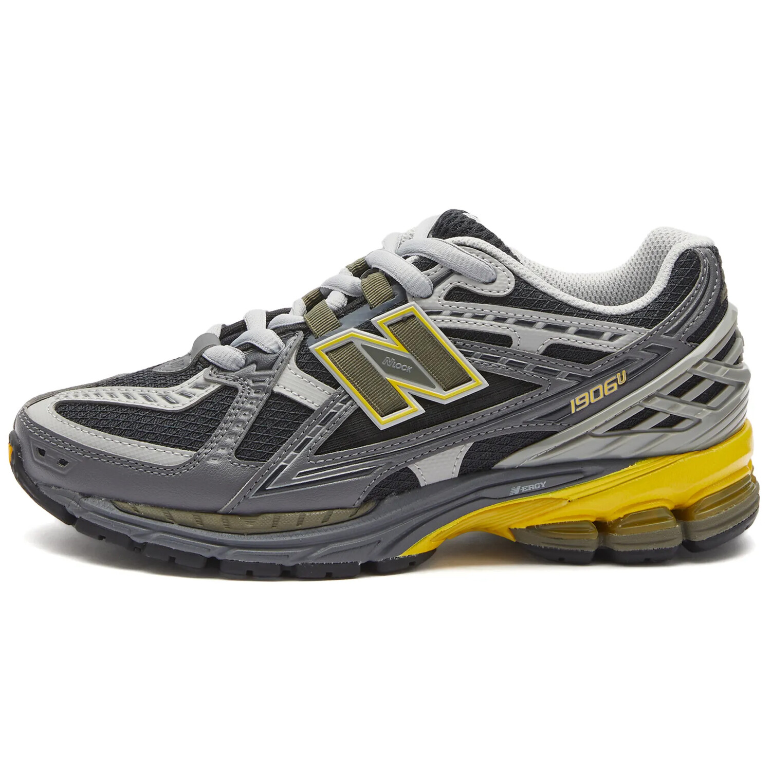 

Кроссовки New Balance M1906NA, серый/черный/желтый