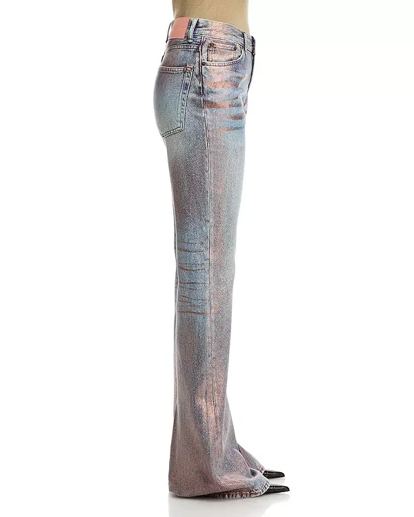 Женские джинсы с блестками Acne Studios, Rose/Blue — фото 4