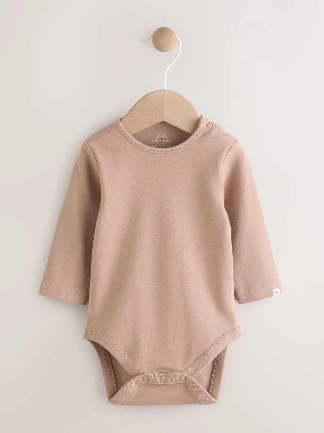 Комбинезон и боди для новорожденных, Neutral Jersey Next, нейтральный — фото 3